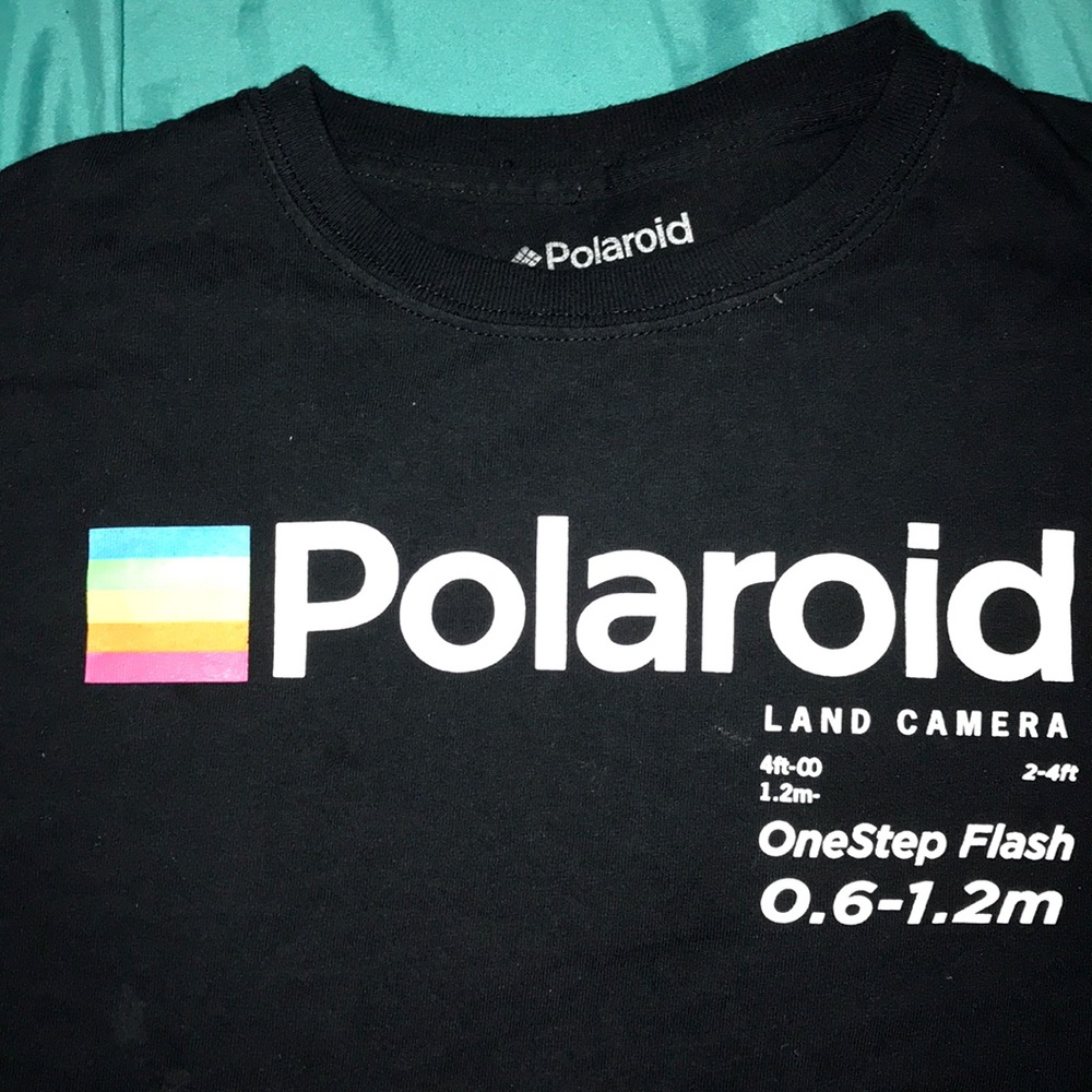 Polariod Cropped shirt